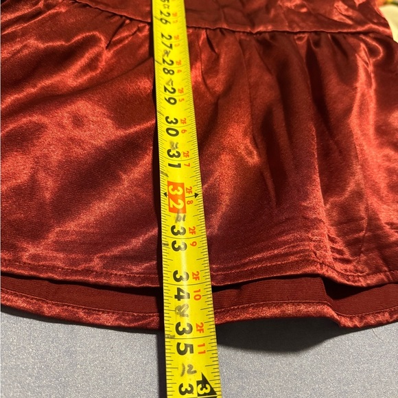 TCEC Red Ruffled Tiered Sundress with Halter Neckline - Picture 5 of 6